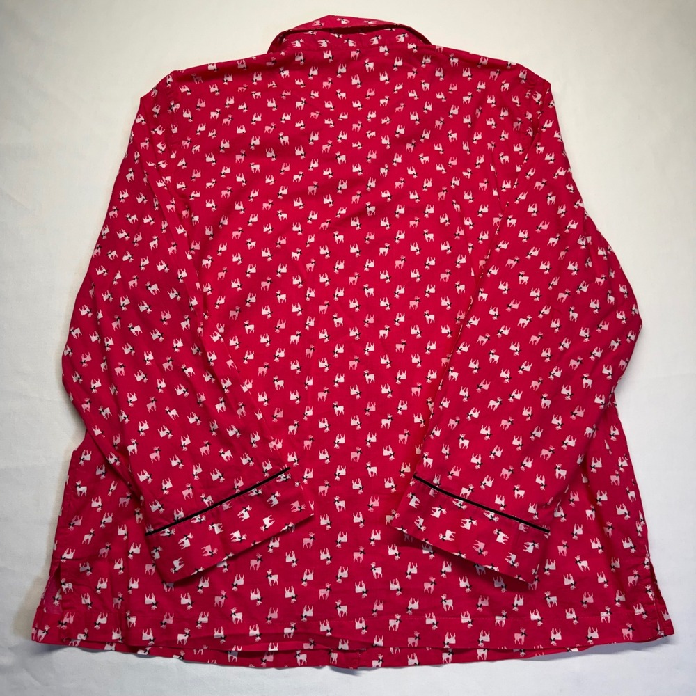 Victoria's Secret XL Pink Reindeer Pajama Set Christmas Modal Lounge Set Holiday - Picture 5 of 14